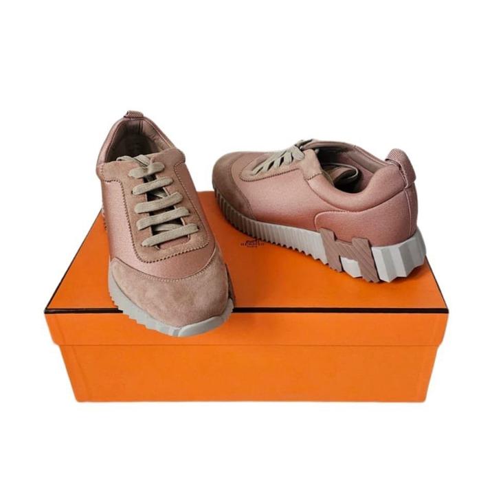 Sepatu Hermes Sneakers Bouncing Rose Original