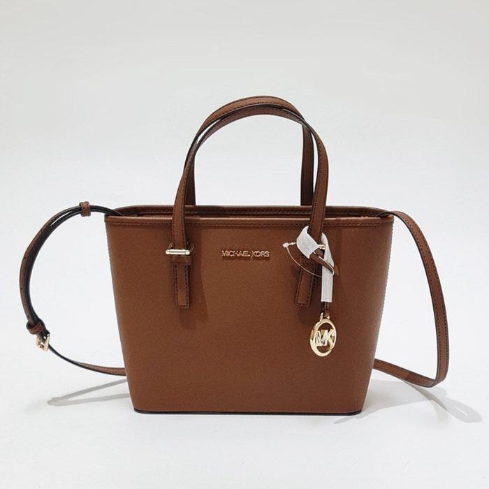 Tas Slempang Wanita Original MK Jet Set Travel Extra Small Carryall Tote Crossbody Bag