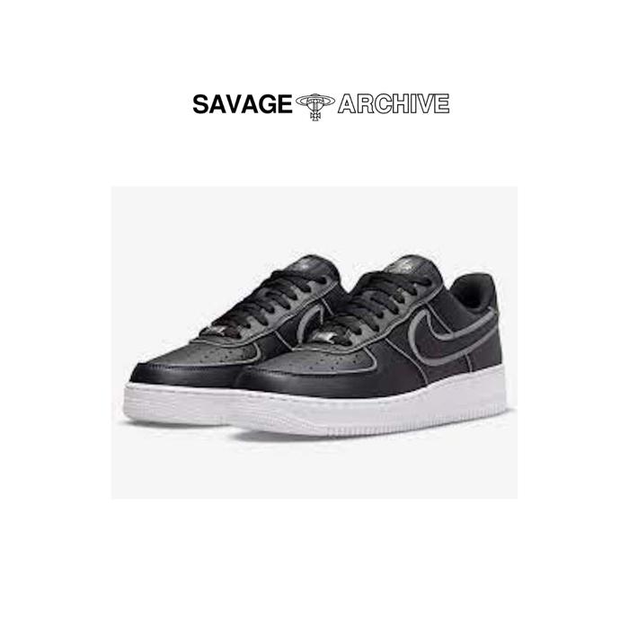 NIKE AIR FORCE 1 BLACK NOIR REFLECTIVE