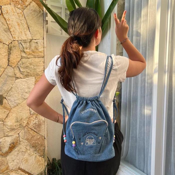 [Terlaris] Bunny Jeans Backpack | Ransel Mini | Ransel New Jeans