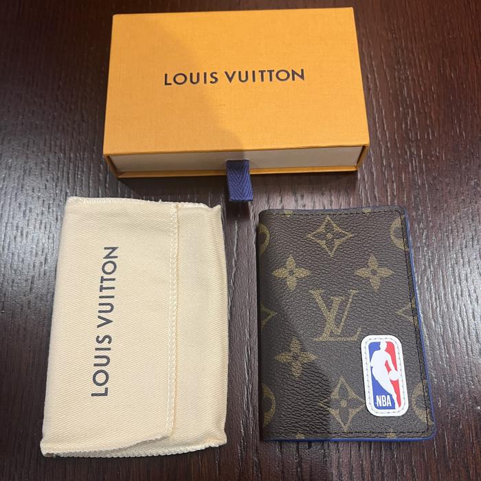Rare Louis Vuitton x NBA Original With Receipt Monogram Pocket Organiser Wallet Virgil Abloh