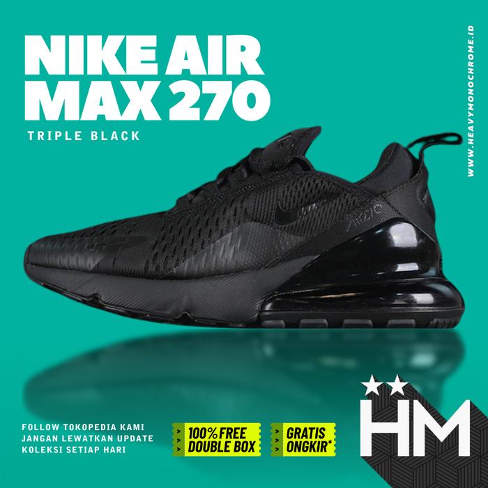 Air Max 270 Triple Black AH8050-005 (Size 35.5-46)