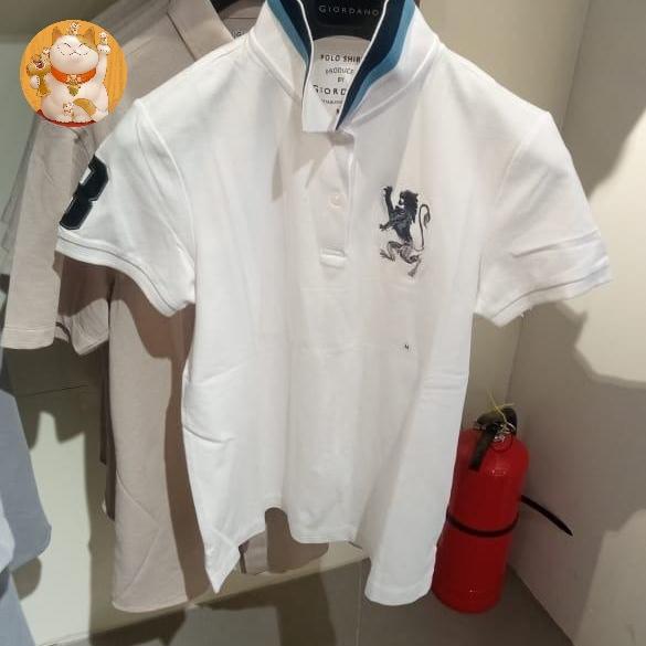 GIORDANO POLO 3D LION WOMEN ORIGINAL | GIORDANO POLO WANITA 3D LION ORIGINAL