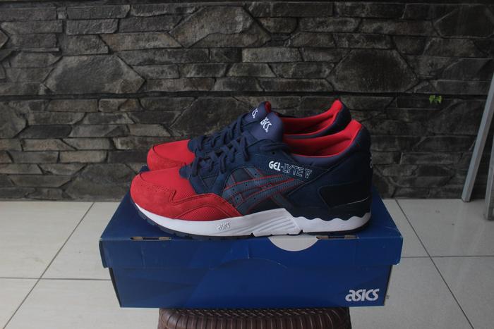 Asics Original Gel Lyte V Navy Red Low (H52VQ)