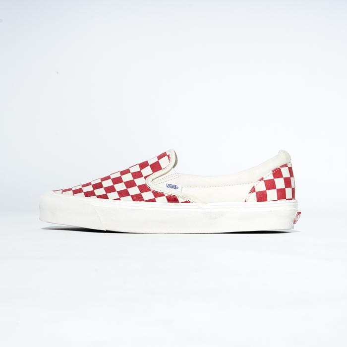 VANS VAULT OG Slip on Checkerboard Red SS 2016