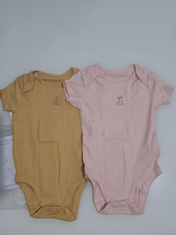 Mothercare Mummy and Daddy Short-Sleeved Bodysuits - 2 Pack