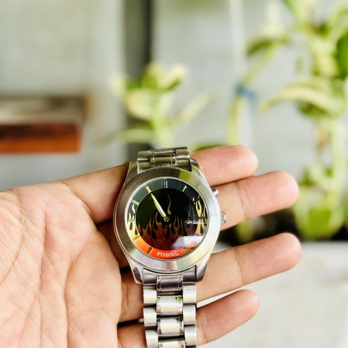 fossil big tic flame 40mm