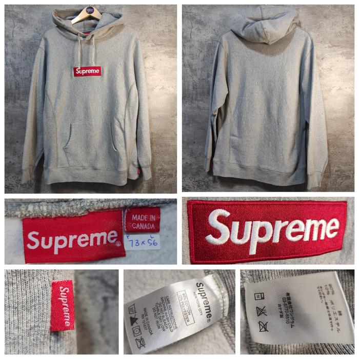 Hoodie Supreme Logo Box