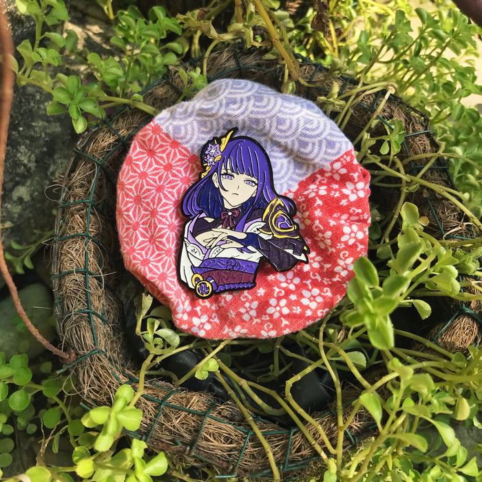 Acrylic Enamel Pin - GENSHIN IMPACT : RAIDEN SHOGUN