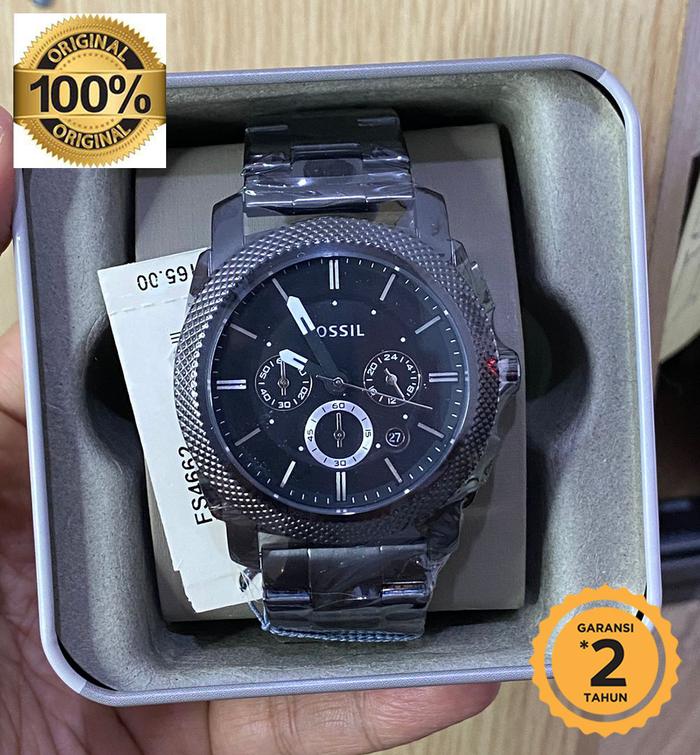 F0SSIL Fs4662 Machine Chronograph Black Dial Original