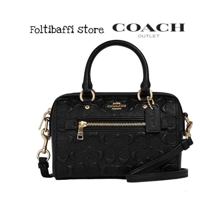 TAS SELEMPANG WANITA CO CC944 MINI ROWAN SATCHEL EMBOSSED