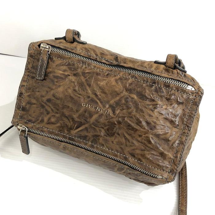 Preloved GiVenchy Mini Pandora Brown Pepe Leather 2015 Original