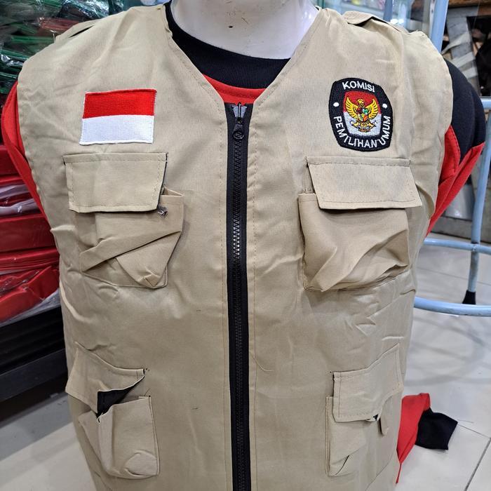 rompi kpu,kpps, ppk kpu