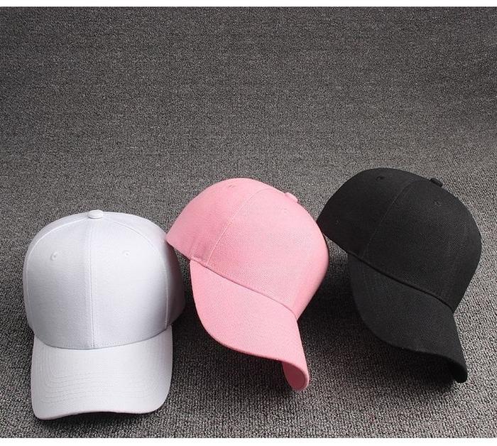 RICHHAT Topi Baseball Polos Baseball Plain Cap Topi Baseball Polo Caps OOTD Fashion Casual