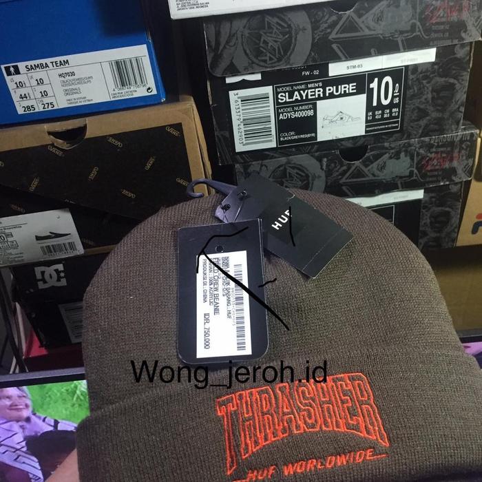 beanie thrasher x huf