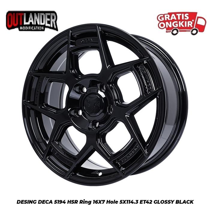 Velg Mobil Ertiga Grandmax Rush Xpander Ring 16 Hsr Wheel Desing Deca