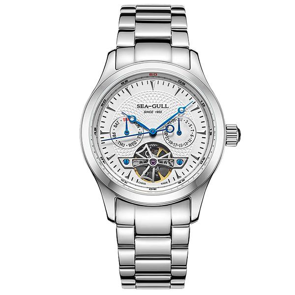Seagull M160S Men Watch | Automatic Mechanical Watch with Exposed Flywheel