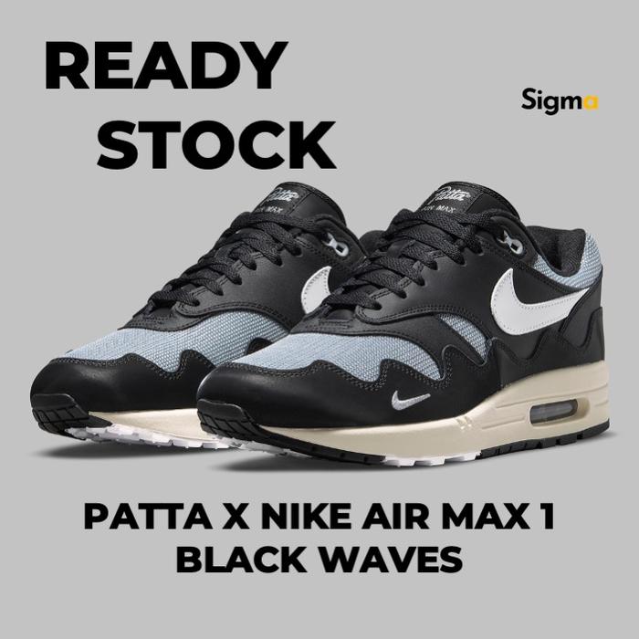 Patta x Nike Air Max 1 Waves Black