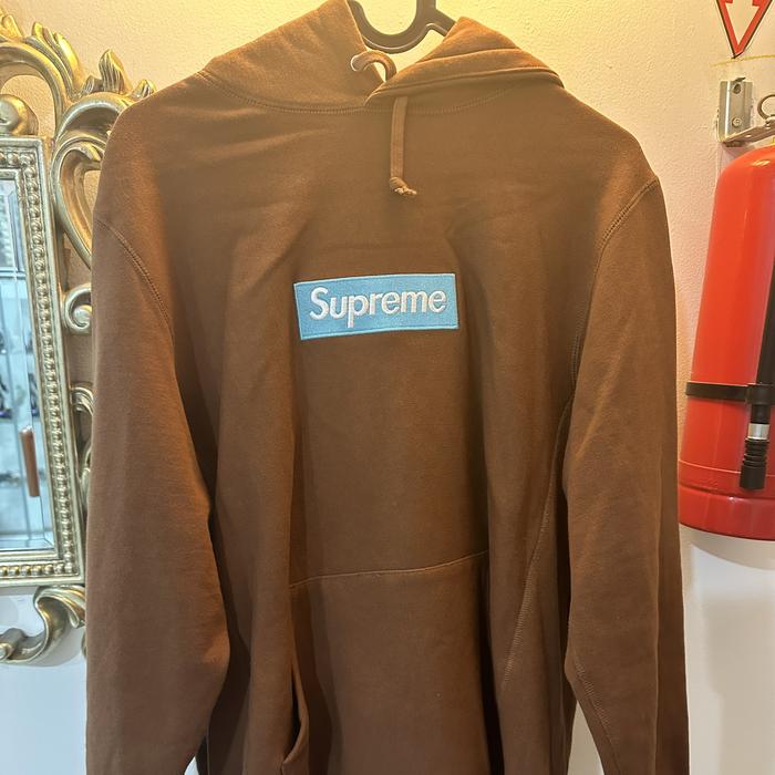 hoodie supreme original logo box