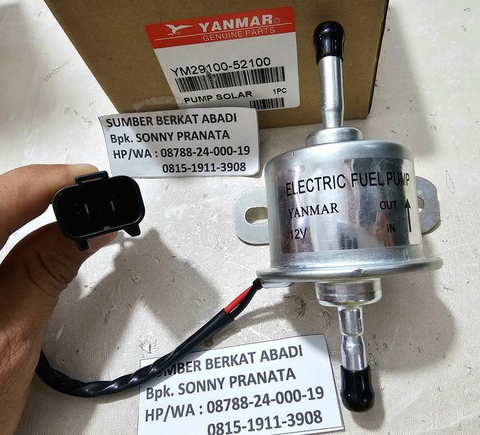 FUEL FEED PUMP 12V 129612-52100 12961252100 129612 52100 YM129612-52100 TRANSFER PUMP YM29100-52100