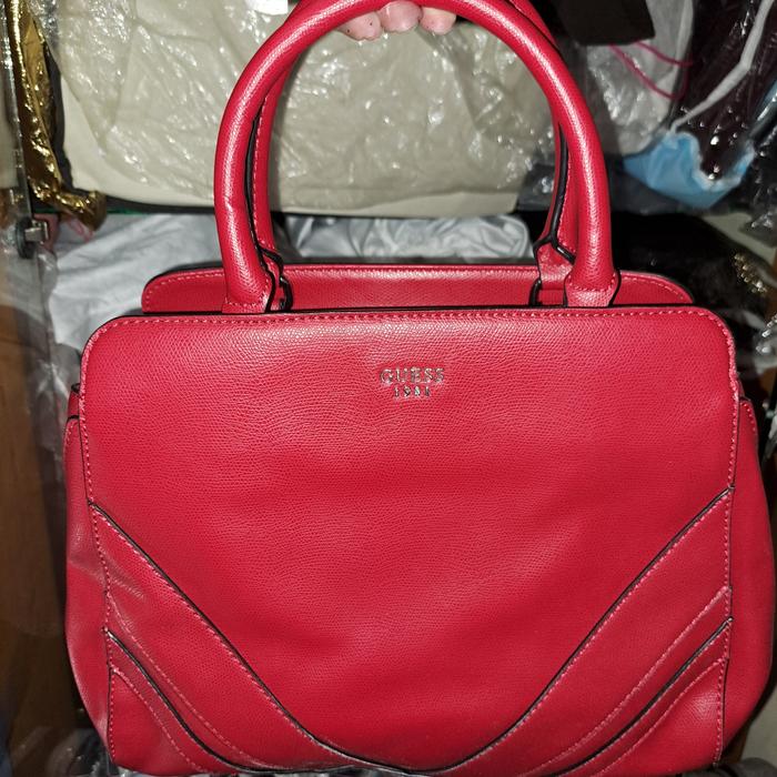 (Used) Tas handbag guess warna merah