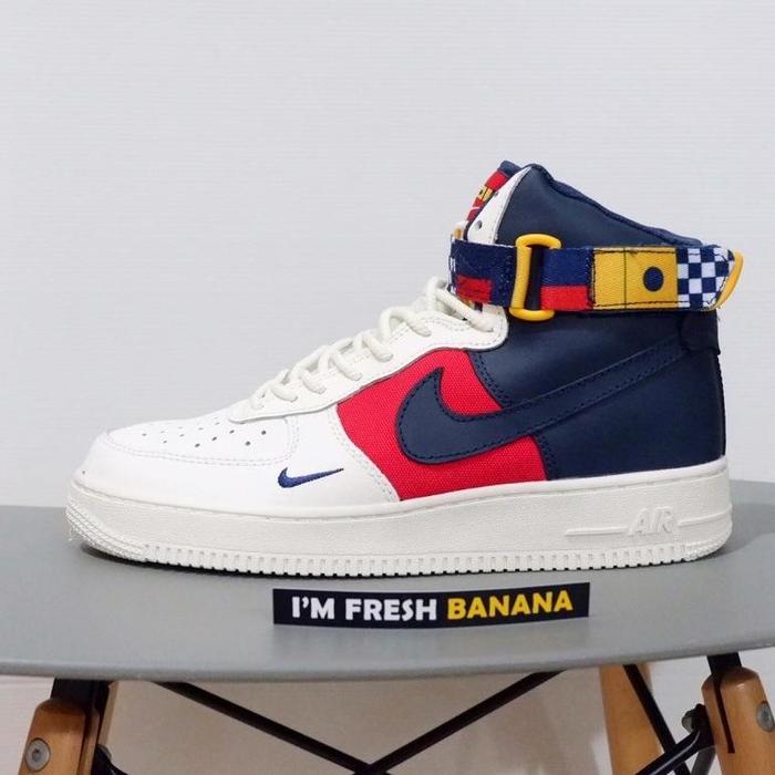 [Terlaris] PREMIUM ORIGINAL SEPATU AIR FORCE AF 1 HIGH NAUTICAL REDUX