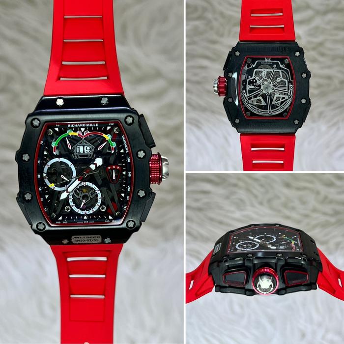 Jam tangan Automatic RM McLaren 50-03 Stainless / Carbon Rubber Nilon