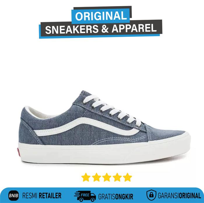 VANS Old Skool Threaded Denim Blue/White