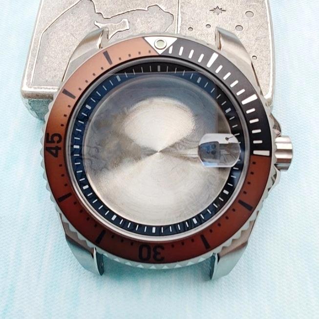 case nh35 titanium case model seiko shogun seiko mod case nh36 nh35 7s26