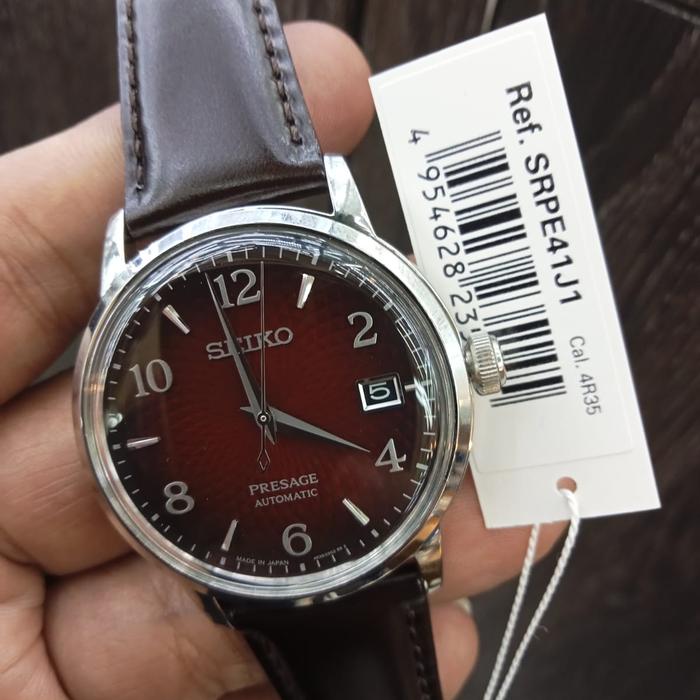 JAM TANGAN SEIKO PRESAGE ORIGINAL - AUTOMATIC - SRPE41J1 SRPE41 JAM PRIA CT