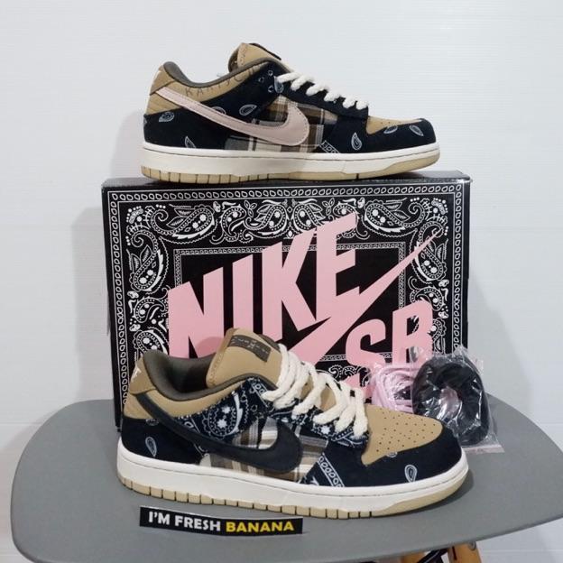 [Terlaris] PREMIUM ORIGINAL SEPATU SB LOW TRAVIS SCOTT JACK CACTUS