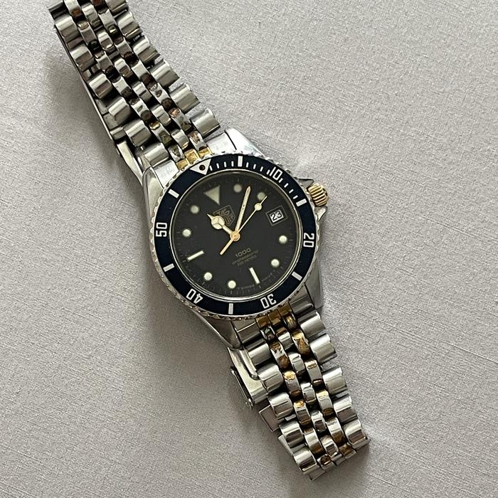 Tag Heuer 1000 Submariner Black Gold Ref 980.020N