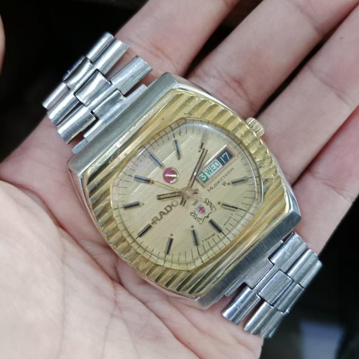 jam tangan RADOee musketeer  automatic original bekas antik/jadul/kuno