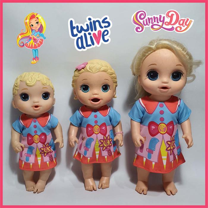 PreOrder !!! Baju Boneka Baby Alive Animator MellChan Sunny