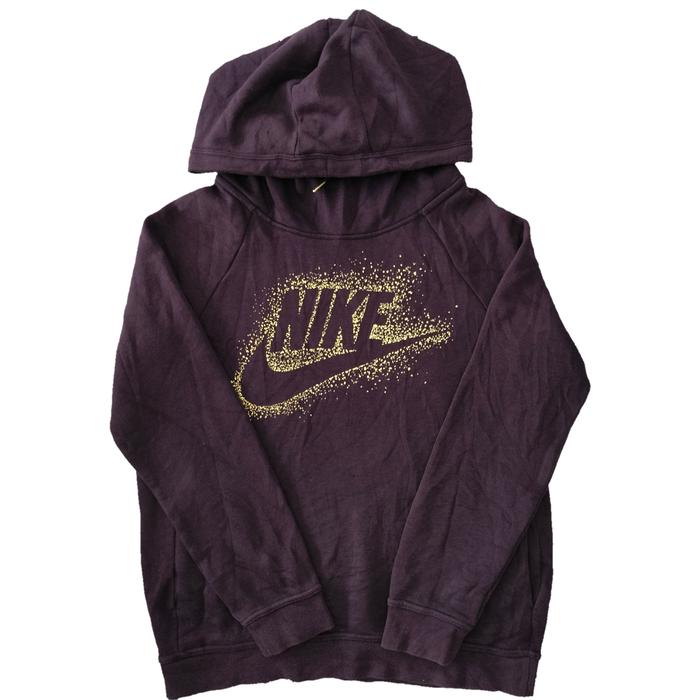Hoodie Nike Swoosh Purple Gold (Second Branded Original) Thrift