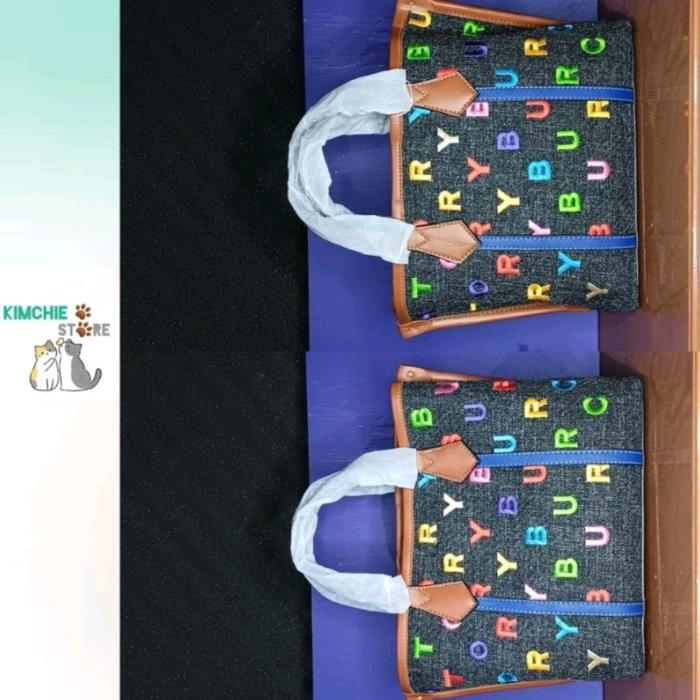 TAS SELEMPANG WANITA - TORY BURCH ALPHABET SLING BAG real pict
