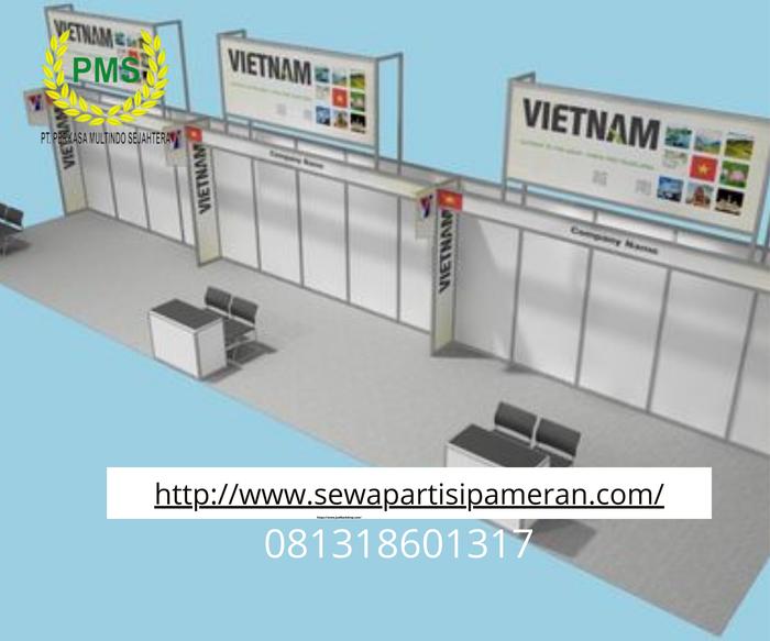 Rental booth custom special design booth improve r8 exhibition booth jakarta 085100463227