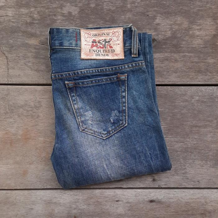ask Enquired denim jeans slim fit size 29 second preloved