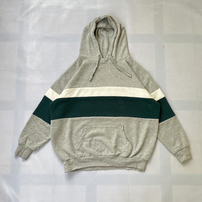 Colza Hoodie Jaket Fashion Threetone Strip