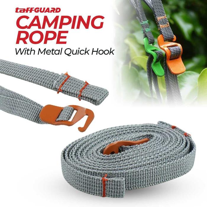 Strap Pengikat Tas Camping dengan Kepala Buckle Besi - BC098K