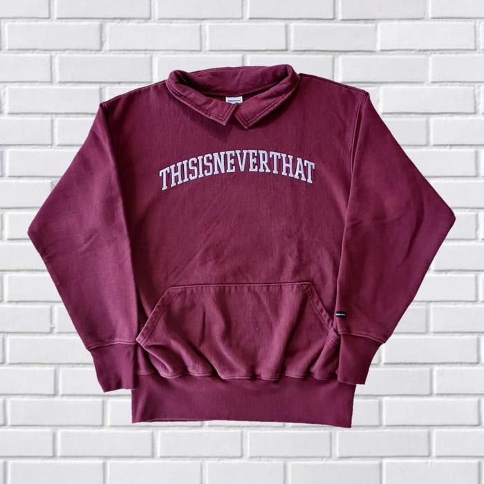 CREWNECK THISISNEVERTHAT, SIZE S FIT L (SECOND BRANDED) PEKAT, CN0143