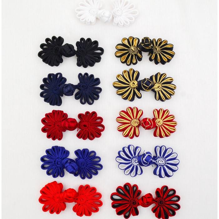 Kancing Cheongsam Kain Satin Premium Import Kancing Sanghai Jia Cheongsam