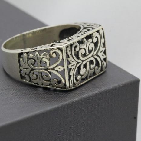 CINCIN PERAK 925 UKIRAN BALI PERAK BAKAR