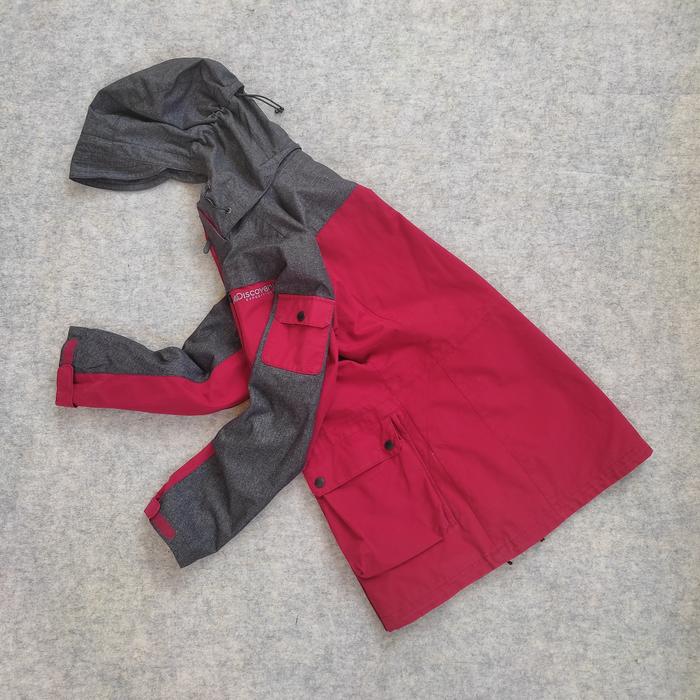 jacket parka outdoor cewek dewasa discovery expedition saku samping