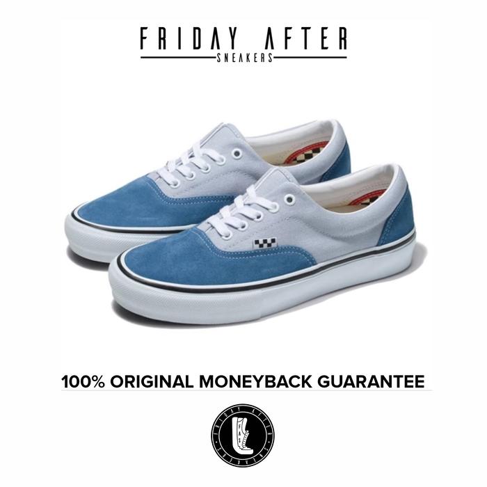 Sepatu Sneakers Vans Skate Pro Era Captains Blue Original Resmi