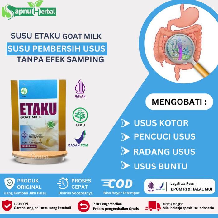 Susu Pembers Usus Kotor, Obat Pembers Usus Besar, Usus Buntu, Radang
