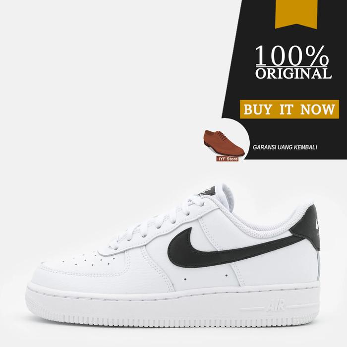 DD8959-103 Sneakers Original Sepatu Nike Air Force 1 '07 - White/Black