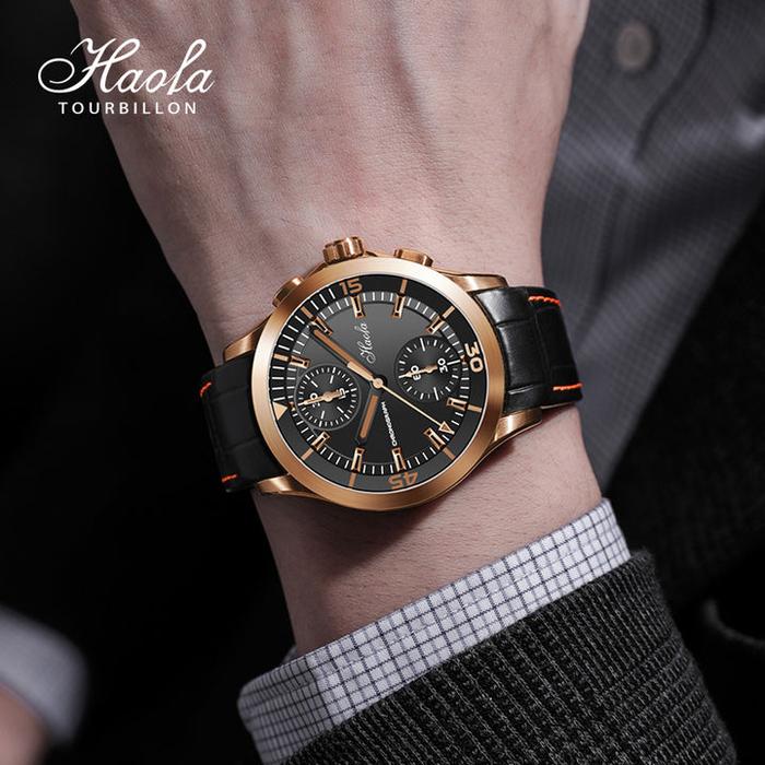 HAOFA AUTOMATIC MECHANICAL CHRONOGRAPH WATCH 1600