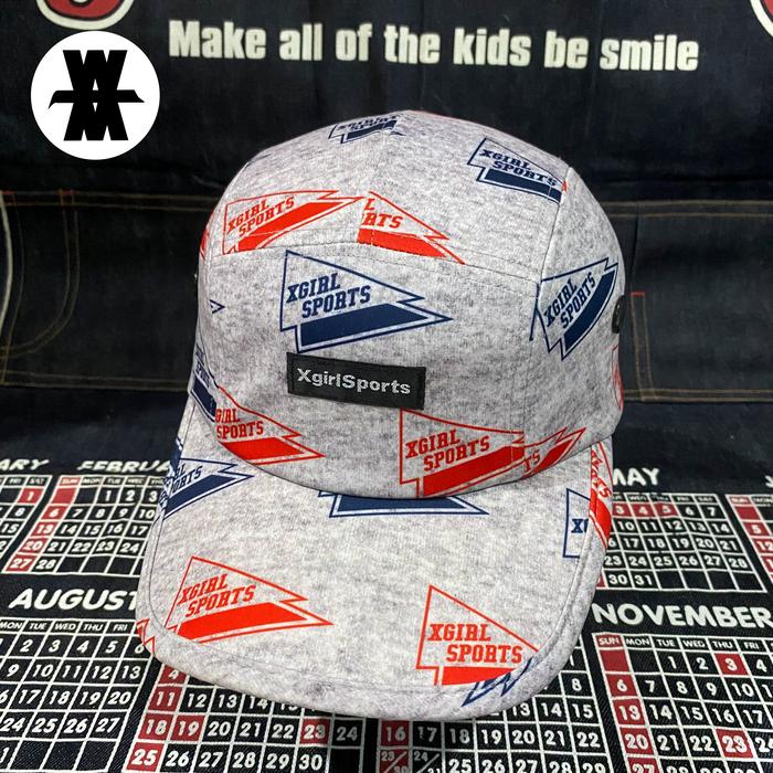 X-girl Sports by X-girl Flag 5 Panel Cap