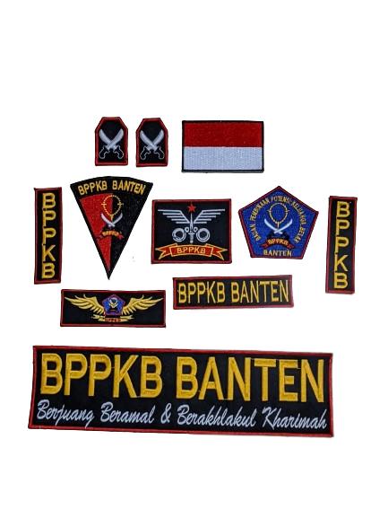 1SET BPPKB BANTEN bed/atribut bordir kemeja,jaket,baju dll